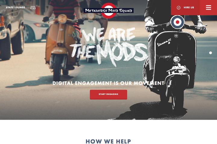 Metaverse Mod Squad website preview